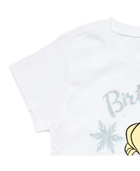 Frozen Toddler Girls Elsa Birthday T-Shirt to