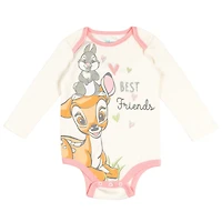 Bambi Baby Girls Disney Classics 5 Pack Bodysuits