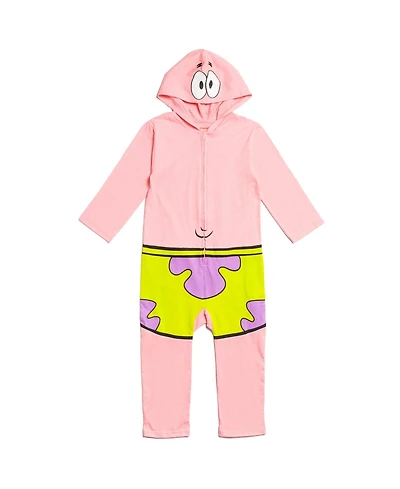 SpongeBob SquarePants Boys Patrick Zip Up Cosplay Costume Coverall to
