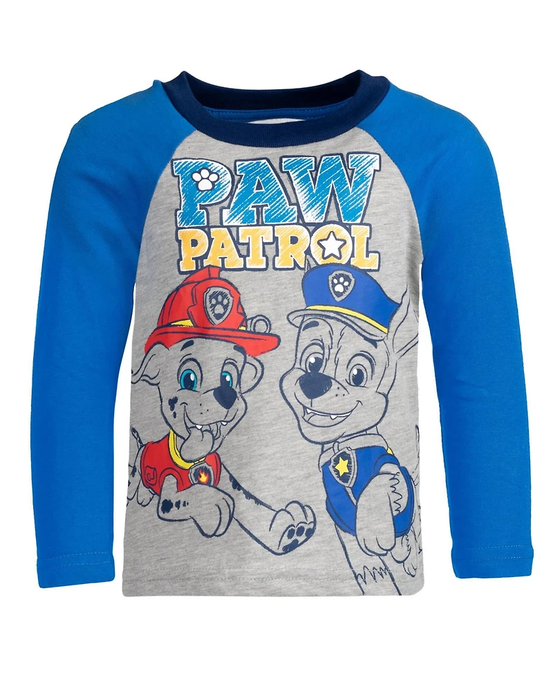 Paw Patrol Toddler Boys Marshall 2 Pack Long Sleeve Graphic T-Shirt