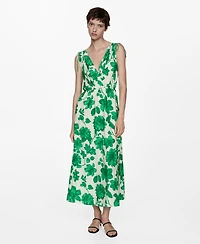 Mango Women's Printed Long Dress
