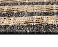 Liora Manne' Monaco Striped Border 7'10"x9'10" Area Rug
