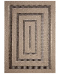 Liora Manne' Monaco Multi Border 6'6"x9'4" Area Rug