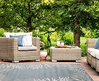 Liora Manne' Carmel Reef Border 4'10"x7'6" Area Rug