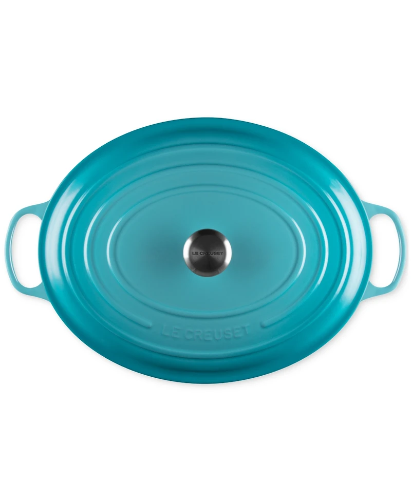 Le Creuset Caribbean 15.5 Quart Enameled Cast Iron Oval Dutch Oven