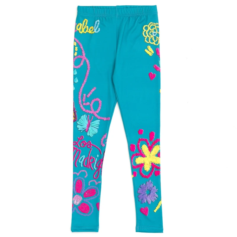 Encanto Toddler Girls Mirabel T-Shirt Dress and Leggings Outfit Set