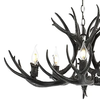 Jonathan Y Eldora Adjustable Resin Antler Led Chandelier