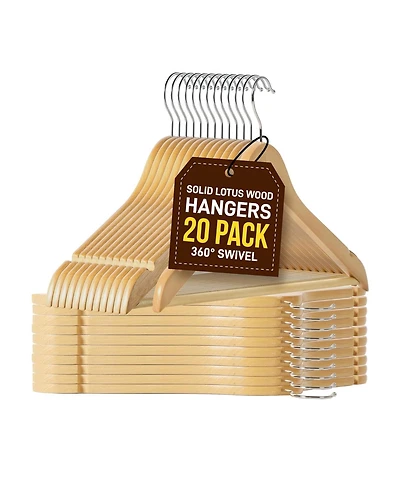 Bakken- Swiss Wooden Hanger Set