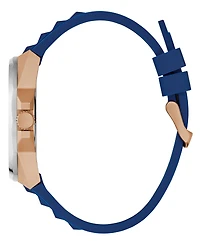 Guess Men's Multi-Function Blue Silicone Watch 46mm