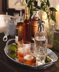 Mariposa Rope Oval Cocktail Tray