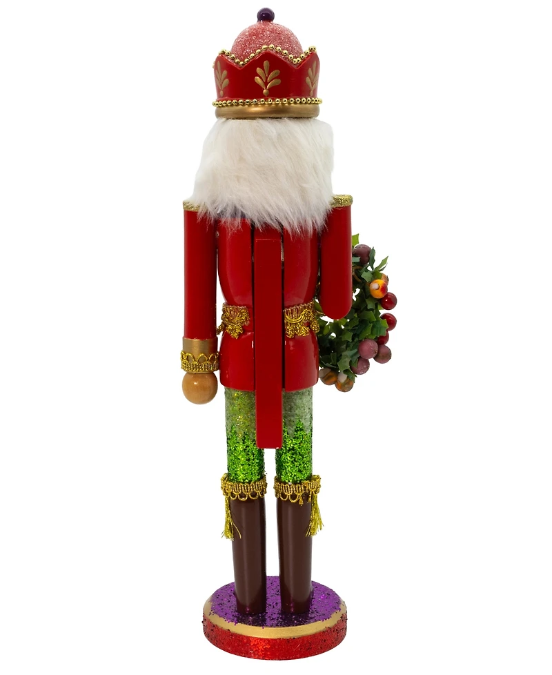 Kurt Adler 15-Inch Wooden Sugar Frost Nutcracker