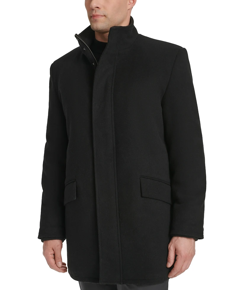 Cole Haan Men's Full-Zip Stand-Collar Car Coat