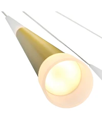 Cwi Lighting 18" Metal Andes Led Multi Light Pendant