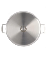 Babish Tri-Ply Stainless Steel Professional Grade Stock Pot w/Lid, 12-Quart