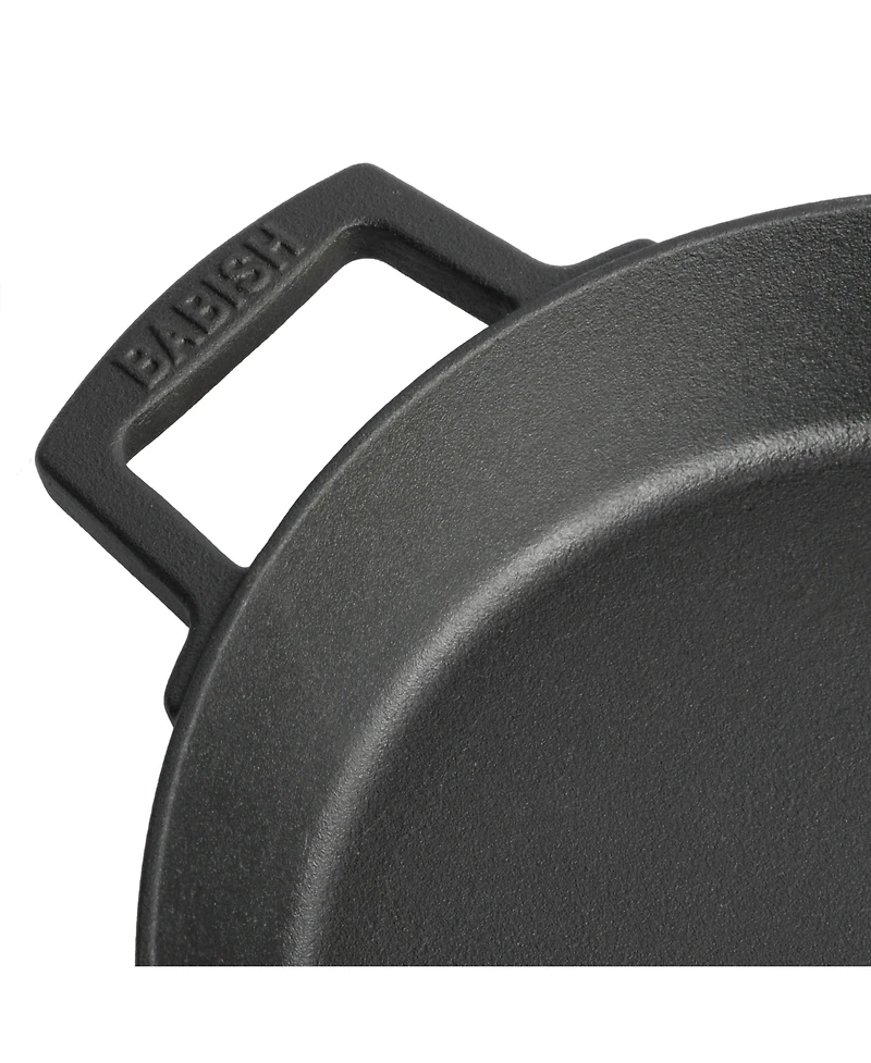 Babish Cast Iron Preseasoned Skillet, 10-Inch