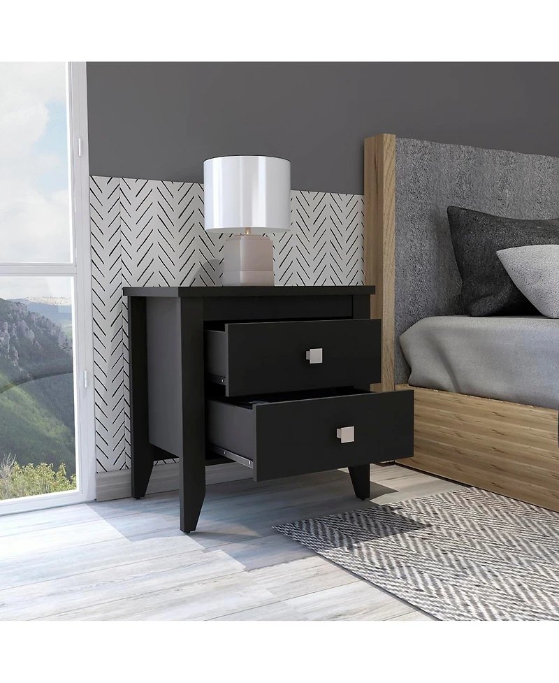 Simplie Fun Windsor 2-Drawer Nightstand