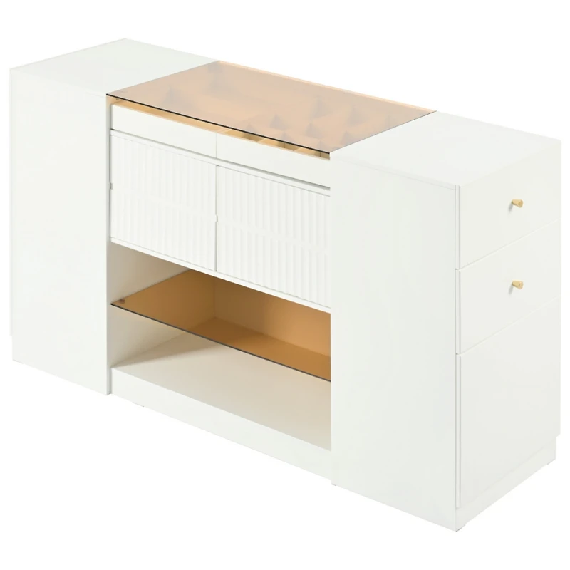Streamdale Furniture Modern Luxury Island Vanity & Storage Cabinet Elegance Meets Functionality