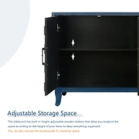 Streamdale Vintage Style Lacquered Buffet Cabinet