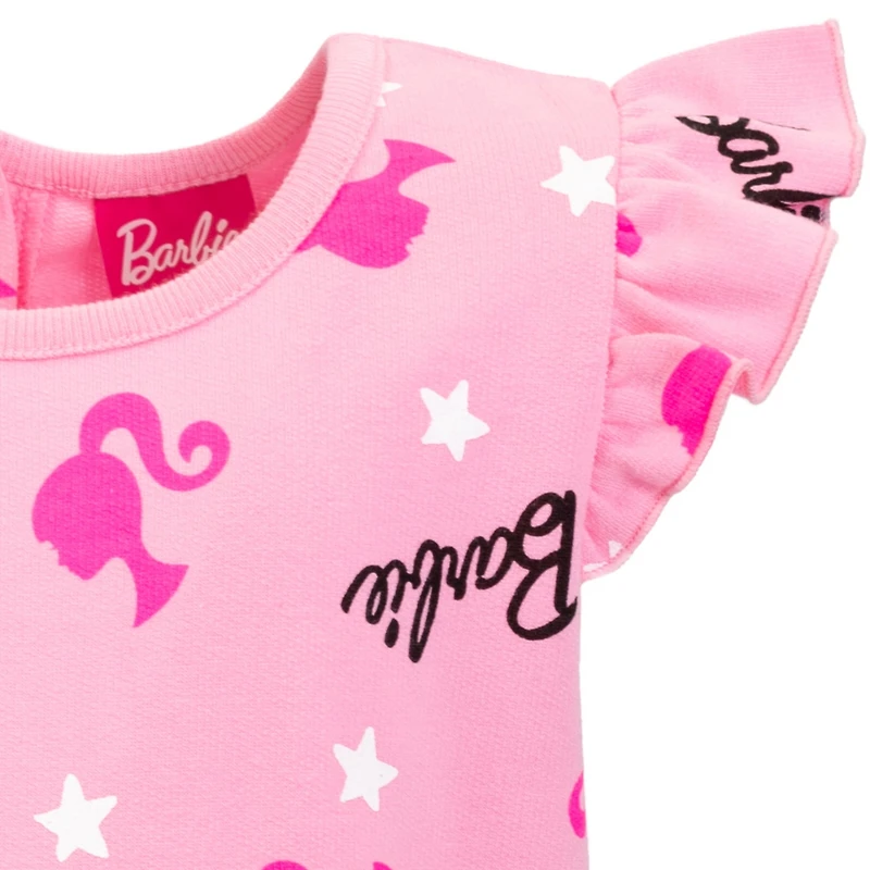 Barbie Girls French Terry Sleeveless Romper