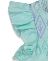 Frozen Tank Top and Bike Shorts