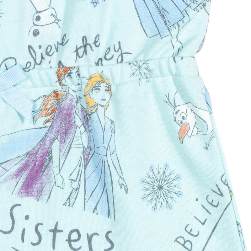 Frozen Girls Disney Princess Moana Sleeveless Romper