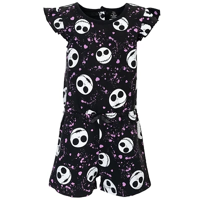 Nightmare Before Christmas Toddler Girls Minnie Mouse Sleeveless Romper