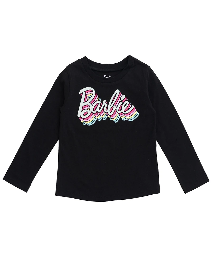 Barbie Little Girls 3 Pack T-Shirts