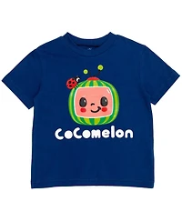 CoComelon Jj Graphic T-Shirt French Terry Shorts Outfit Set