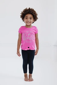 Barbie Girls T-Shirt and Leggings Outfit Set