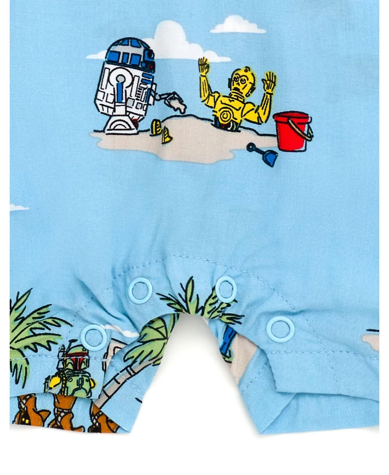 Star Wars Baby Boys Matching Family Sleeveless Romper