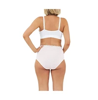 Ripe Maternity Comfortable White Seamless Nursing Bralette for Mothers
