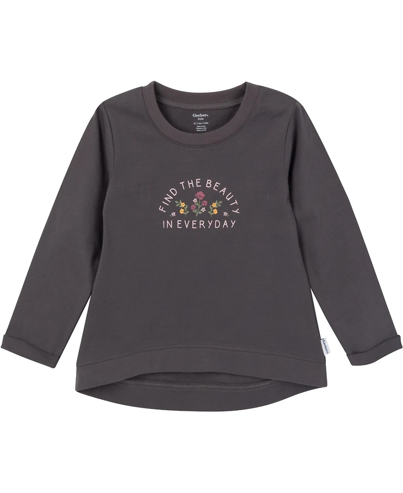 Gerber Toddler Girls Tunics and Leggings Set, 3-Piece