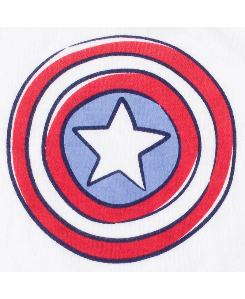 Avengers Baby Boys Bodysuit Pants and Hat 3 Piece Outfit Set