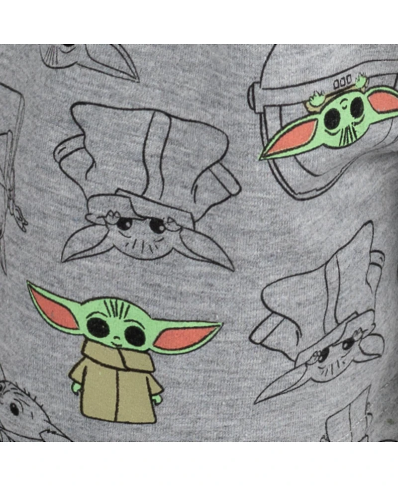 Starwars Boys Star Wars The Mandalorian T-Shirt and French Terry Shorts Outfit Set to