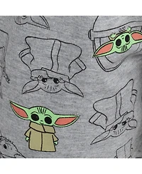 Starwars Boys Star Wars The Mandalorian T-Shirt and French Terry Shorts Outfit Set to