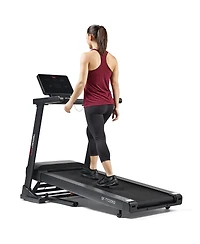 Sunny Health & Fitness Astra Elite Advanced Brushless Motor Treadmill with 15-Level Auto Incline, Wide Running Deck & Exclusive SunnyFit App Bluetooth