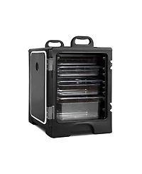 Skonyon 81 Quart Capacity End-loading Insulated Food Pan Carrier with Handles