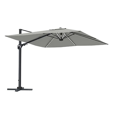 Casainc 11 Ft Square Cantilever Patio Umbrella (base not included）