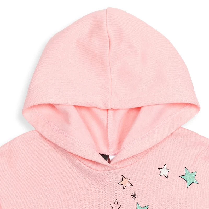 Star Wars Girls The Mandalorian Yoda Pullover Fleece Hoodie and Leggings Outfit Set