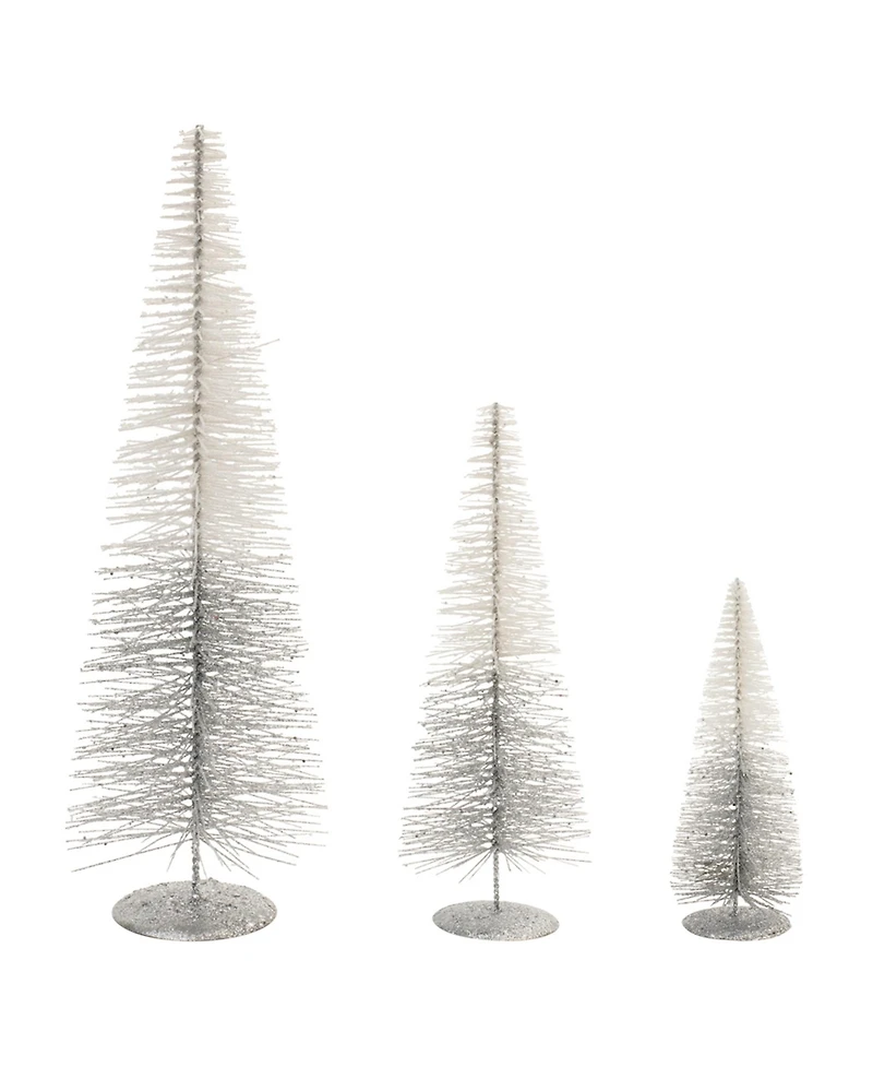 Slickblue Decorative Holiday Trees for Festive Home Accents (Set of 3)