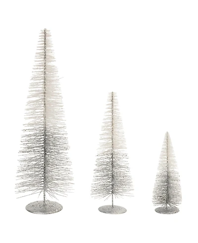 Slickblue Decorative Holiday Trees for Festive Home Accents (Set of 3)