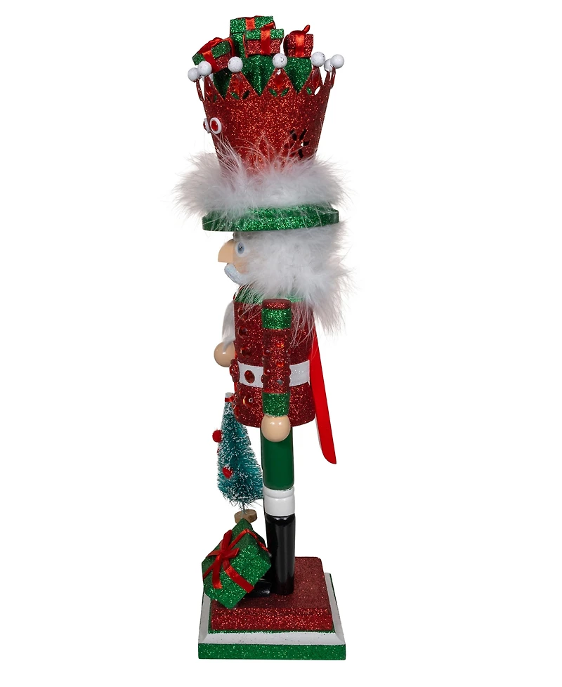 Kurt Adler 18-Inch Hollywood Nutcrackers with Presents Crown