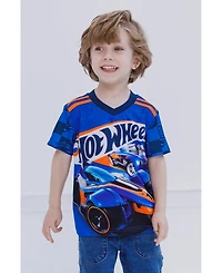 Hot Wheels Toddler Boys 2 Pack Athletic T-Shirts