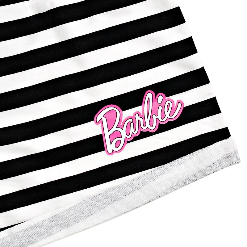 Barbie Girls T-Shirt and French Terry Shorts Outfit Set