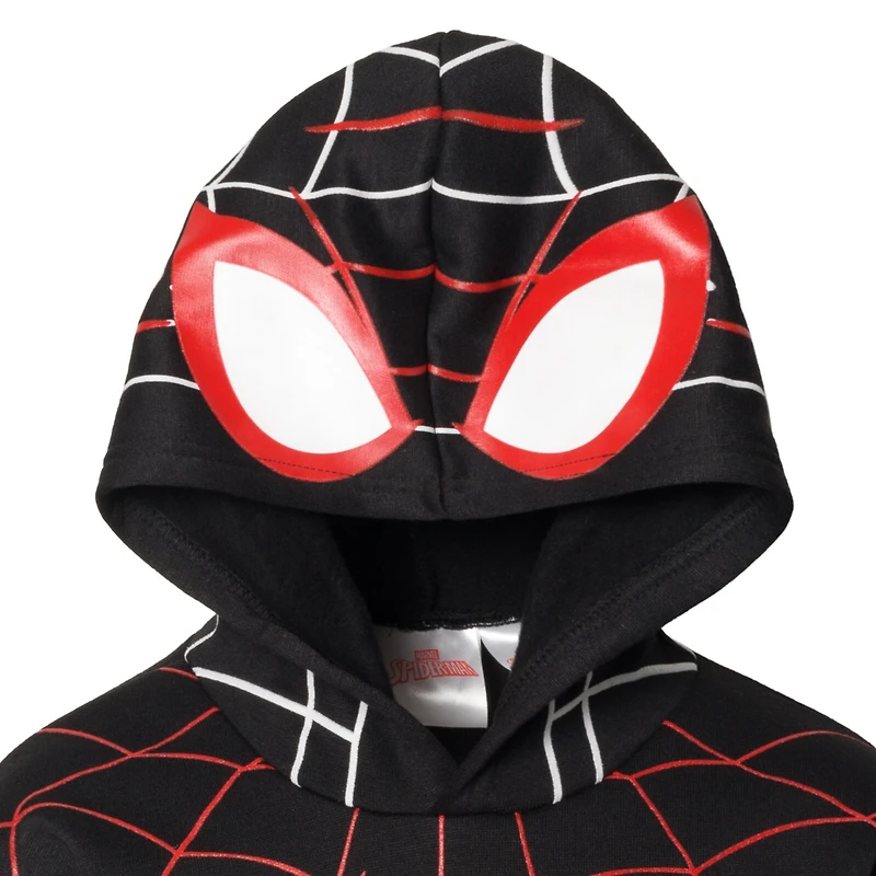 Spider-Man Little Boys Marvel Avengers Fleece Athletic Pullover Hoodie and Pants Outfit Set