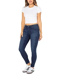 Celebrity Pink Juniors' Mid Rise Skinny Ankle Jeans
