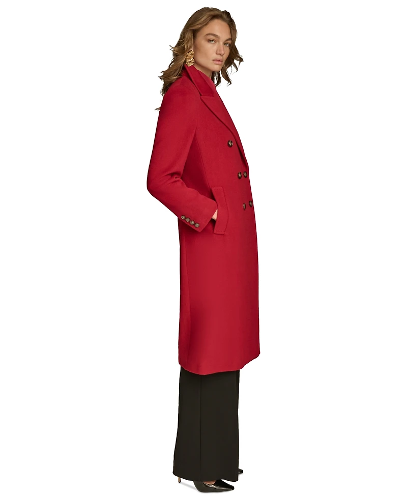 Donna Karan New York Women's Double-Breasted Reefer Coat