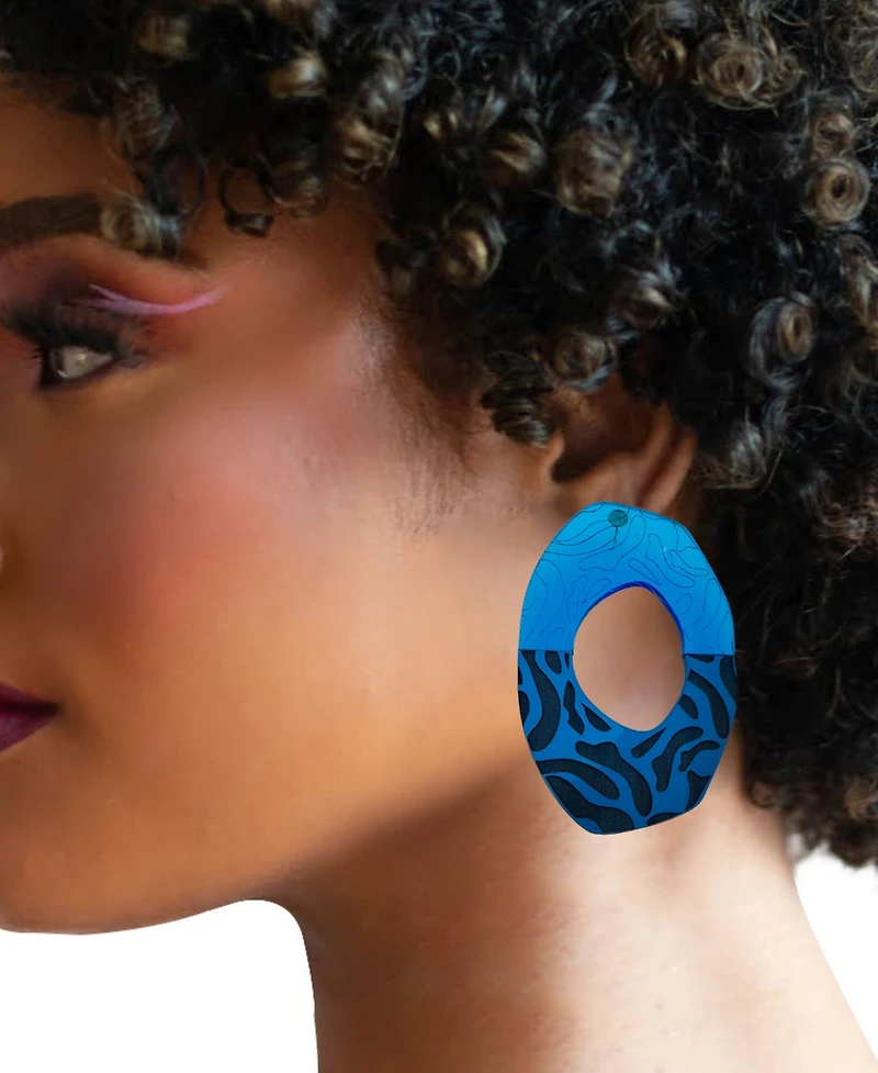 Swanky Designs Small Abstract Geo Studs