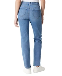 Gloria Vanderbilt Women's Petite Amanda High-Rise Curvy Straight-Leg Jeans