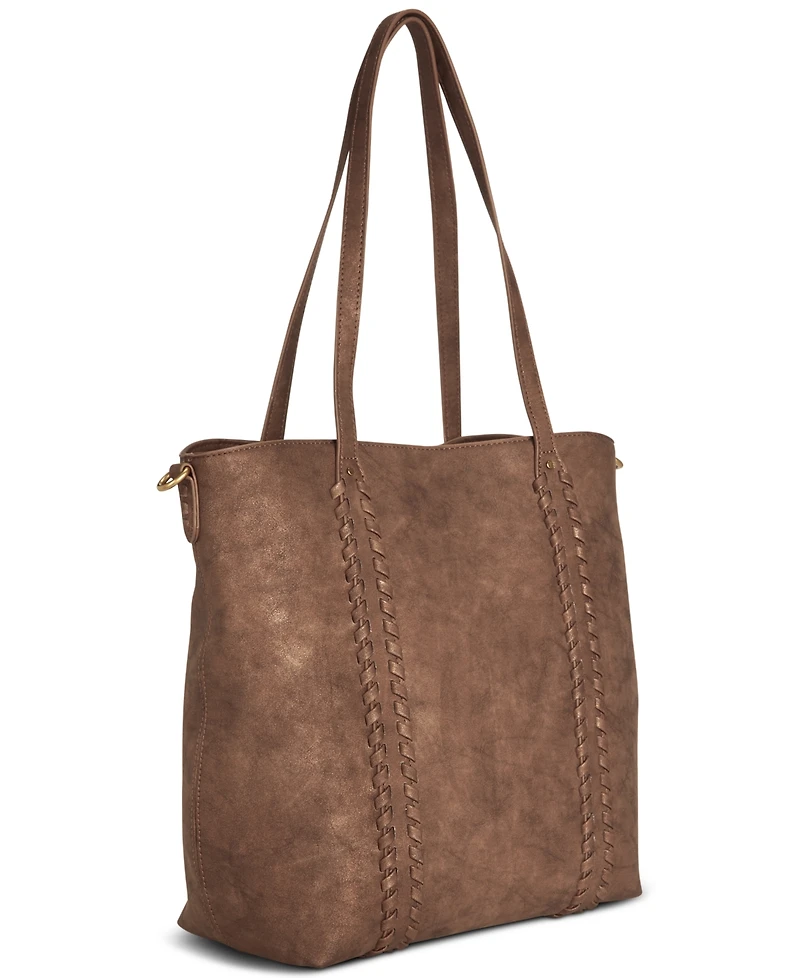 Style & Co Whip-Stitch Medium Tote Bag, Exclusively at Macy's